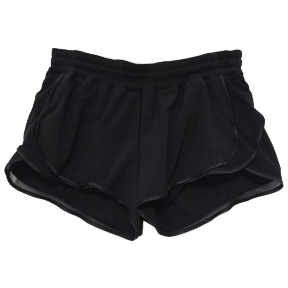 Lululemon Super Squad Shorts in Black with Mesh & Satin Trim - Picture 7 of 11